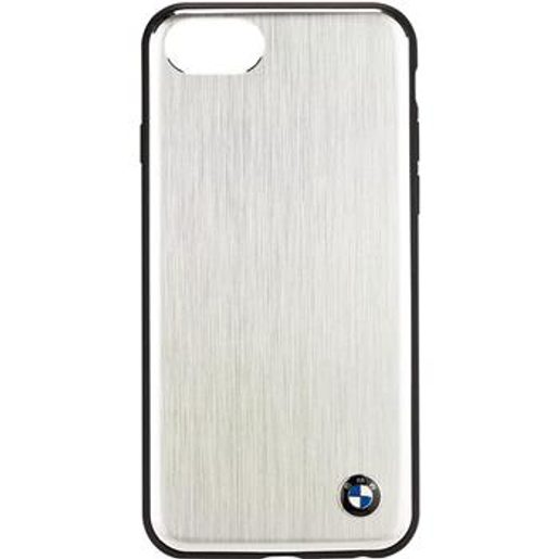 BMHCI8SASI BMW ALUMINIUM HARD CASE SILVER PRO IPHONE 7/8