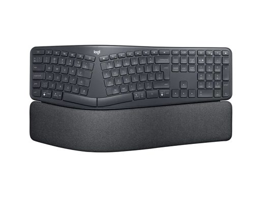 LOGITECH ERGO K860 FOR BUSINESS/BEZDRÁTOVÁ USB + BLUETOOTH/US LAYOUT/ČERNÁ