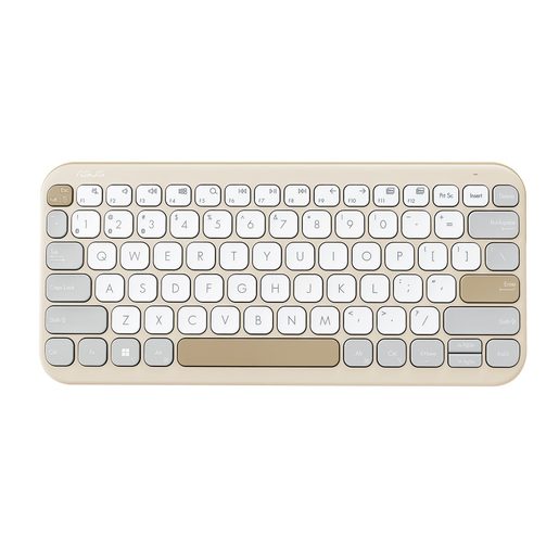 ASUS MARSHMALLOW KEYBOARD KW100/BEZDRÁTOVÁ BLUETOOTH/CZ-SK LAYOUT/BÉŽOVÁ