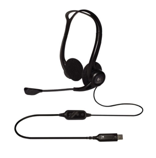 AKCE_NÁHLAVNÍ SADA LOGITECH PC 960 STEREO HEADSET, USB