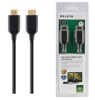 BELKIN GOLD HIGH-SPEED HDMI KABEL S ETHERNET A PODPOROU 4K/ULTRAHD, 2M