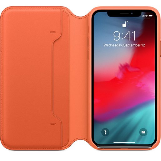 IPHONE XS LEATHER FOLIO - SUNSET