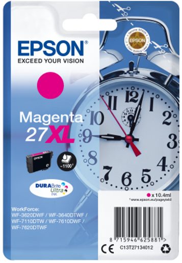 EPSON SINGLEPACK MAGENTA 27XL DURABRITE ULTRA INK