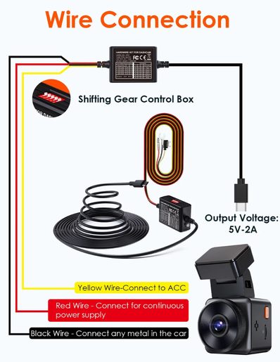 VANTRUE HARDWIRE KIT VP01 - PŘÍSLUŠENSTVÍ DO AUTA