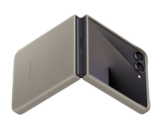 SAMSUNG OCHRANNÝ KRYT Z VEGANSKÉ KŮŽE FLIP7 TAUPE