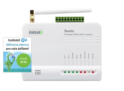 EVOLVEO SONIX -BEZDRÁTOVÝ GSM ALARM ANDROID,PIR