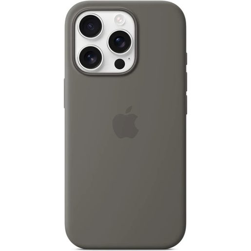 IPHONE 16 PRO MAX SILICONE CASE WITH MS - STONE GR