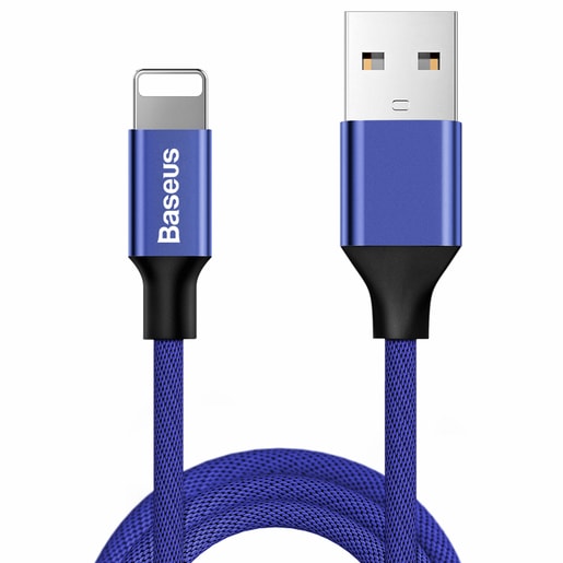 BASEUS DATOVÝ KABEL YIVEN (LIGHTNING / 8-PIN / 1,8 M) BLUE