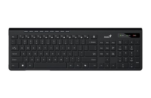 GENIUS SLIMSTAR 7230/BEZDRÁTOVÁ USB/CZ-SK LAYOUT/ČERNÁ