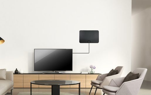 EVOLVEO XANY 2A LTE, 45DBI AKTIVNÍ POKOJOVÁ ANTÉNA DVB-T/T2, LTE FILTR