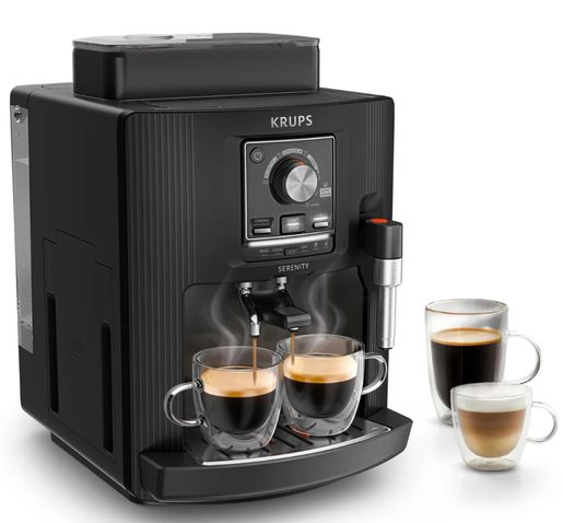 KRUPS EA4008E0 SERENITY BLACK - AUTOMATICKÝ KÁVOVAR