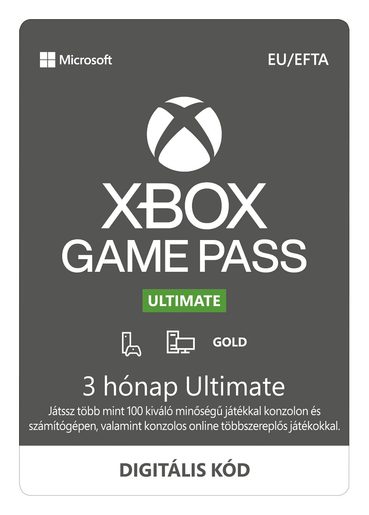 ESD XBOX - GAME PASS ULTIMATE - PŘEDPLATNÉ NA 3 MĚSÍCE