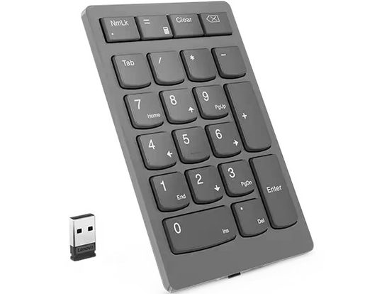 LENOVO GO/BEZDRÁTOVÁ USB/ŠEDÁ