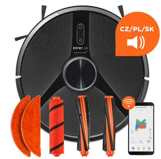 CONCEPT VR3115 ROBOCROSS LASER (2V1) - ROBOTICKÝ VYSAVAČ