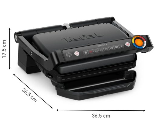 TEFAL GC717810 OPTIGRILL+ BLACK - KONTAKTNÍ GRIL