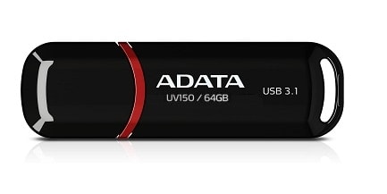 ADATA USB UV150 64GB BLACK (USB 3.0)