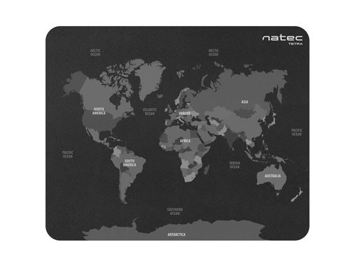 KANCELÁŘSKÁ SADA 4V1 NATEC TETRA CZ/SK LAYOUT, ČERNO-ŠEDÁ