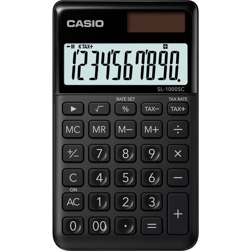 CASIO SL 1000 SC BK - KALKULAČKA