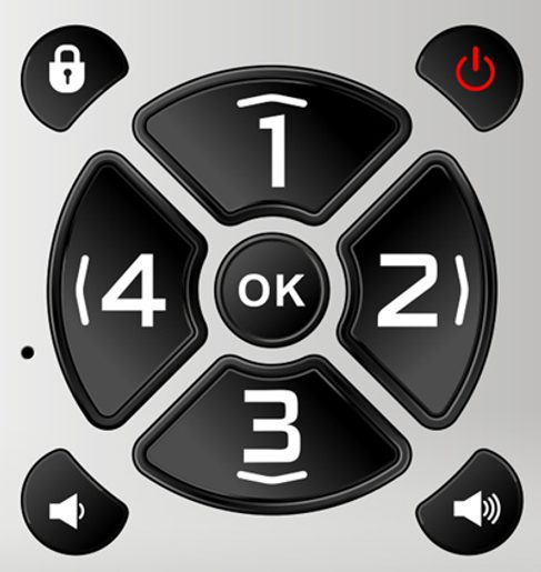 EVOLVEO EASYPHONE ID, MOBILNÍ TELEFON PRO SENIORY, BÍLÁ