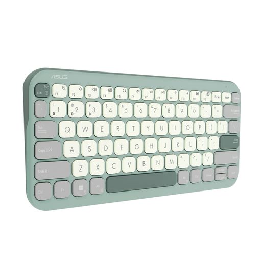 ASUS MARSHMALLOW KEYBOARD KW100/BEZDRÁTOVÁ BLUETOOTH/CZ-SK LAYOUT/ZELENÁ