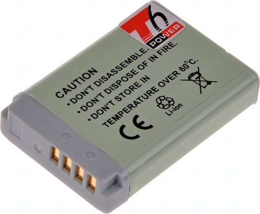 BATERIE T6 POWER CANON NB-13L, 1250MAH, ŠEDÁ