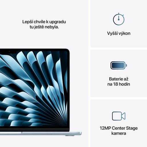 MACBOOK AIR 13" M4 10C CPU/10C GPU/16G/512/CZ/BLU