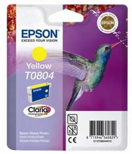 R265/360,RX560 YELLOW INK CARTRIDGE (T0804)
