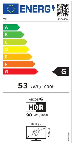 43" TCL 43C645 - TELEVIZE