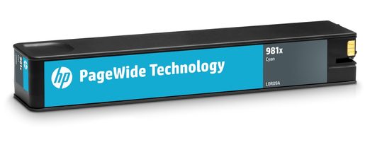 HP 981X - AZUROVÁ INKOUSTOVÁ KAZETA, L0R09A