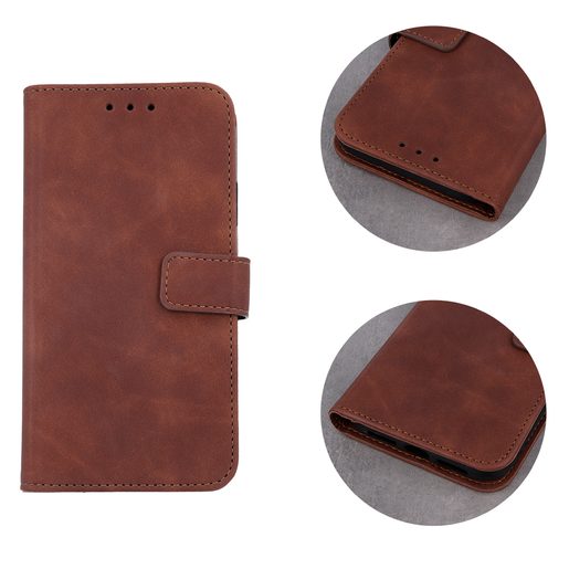 CU-BE VELVET POUZDRO XIAOMI REDMI NOTE 10 PRO BROWN