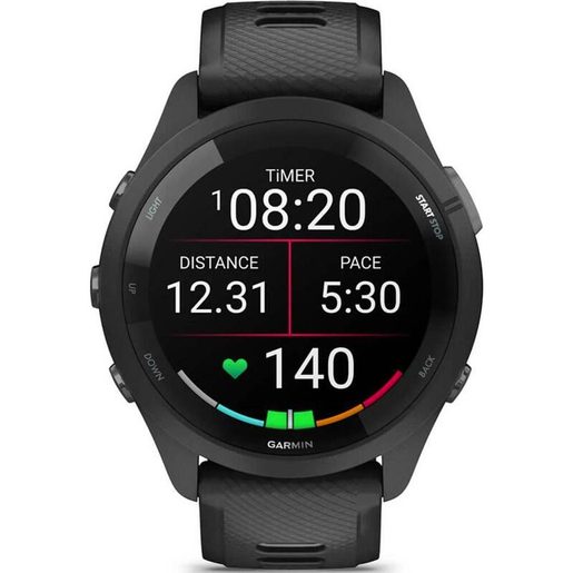 GARMIN FORERUNNER 265 - BLACK/POWDER GRAY (010-02810-10)