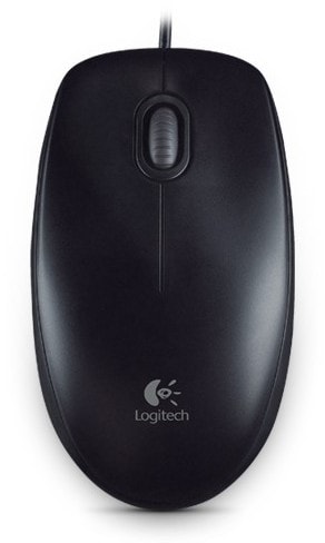 AKCE_MYŠ LOGITECH B100 OPTICAL USB MOUSE, ČERNÁ