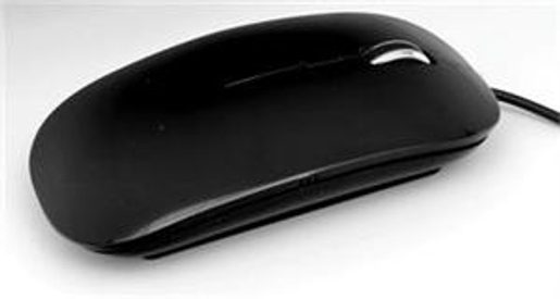 ACUTAKE PURE-O-MOUSE BLACK 800/1200DPI (USB)