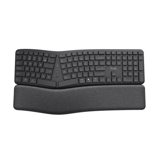 TRUST KEYRA ERGO MULTI WRLS KEYBOARD US