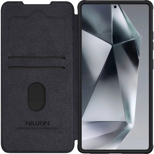 NILLKIN QIN BOOK PRO POUZDRO PRO SAMSUNG GALAXY S25 ULTRA BLACK