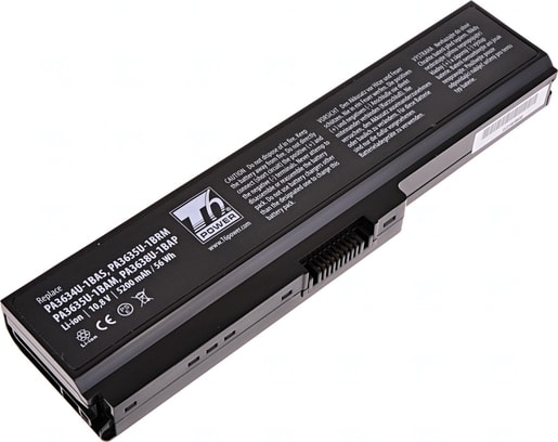 BATERIE T6 POWER TOSHIBA SATELLITE A660, C650, L510, L630, L650, L670, U400, U500, 6CELL, 5200MAH