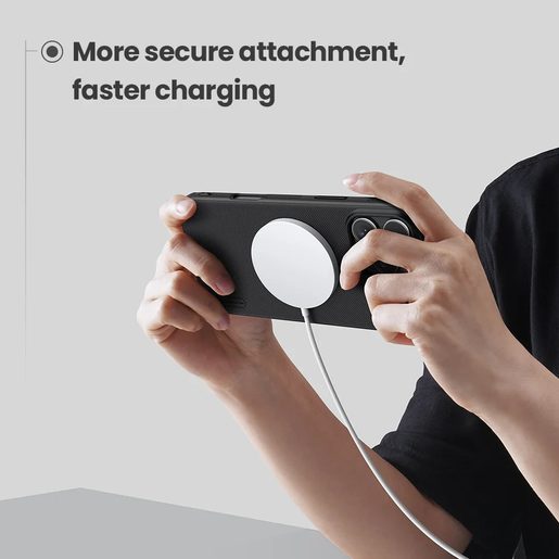 NILLKIN SUPER FROSTED PRO MAGNETIC ZADNÍ KRYT PRO APPLE IPHONE 16 PRO BLACK