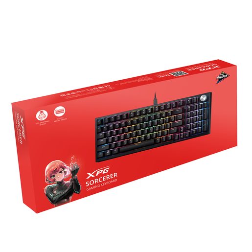 ADATA XPG SORCERER HERNÍ KLÁVESNICE ČERNÁ