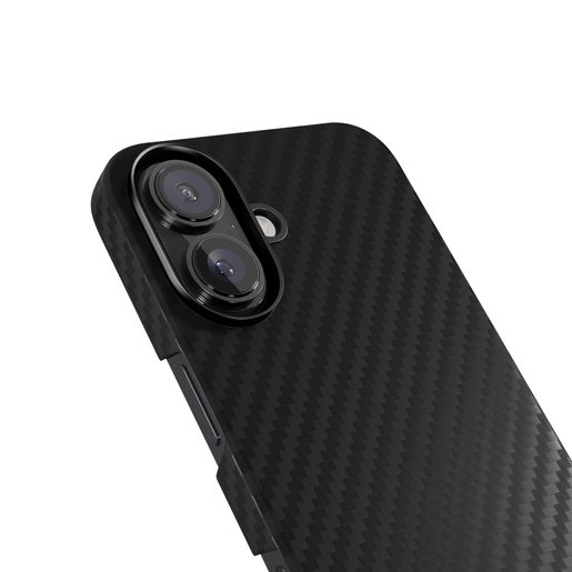 EPICO MAG+ CARBON KRYT PRO IPHONE 16 - ČERNÝ