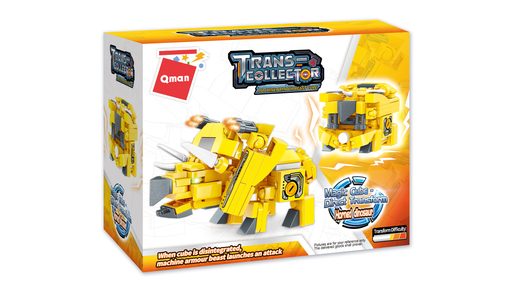 QMAN HORNED DINOSAUR WITH A TRENCHANT EDGE 41201