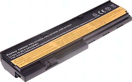 BATERIE T6 POWER LENOVO THINKPAD X200, X200S, X201, X201I, X201S, 6CELL, 5200MAH
