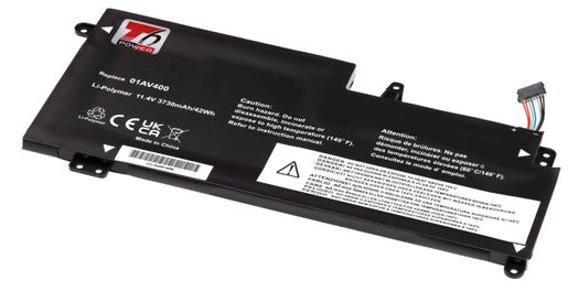 BATERIE T6 POWER LENOVO THINKPAD 13 20GJ/20GK, 20GL/20GM SERIE, 3680MAH, 42WH, 3CELL, LI-POL