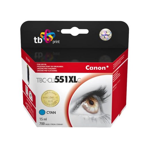 INK. KAZETA TB KOMPAT. S CANON CLI-551XL CY CYAN