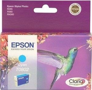 R265/360,RX560 CYAN INK CARTRIDGE (T0802)