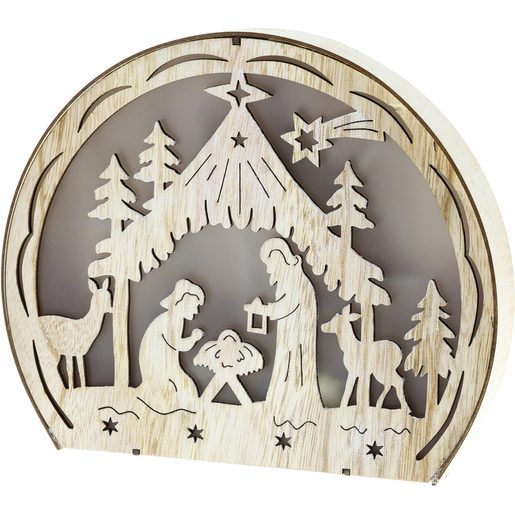 RXL 331 BETLÉM DŘ.SILUETA 8LED WW RETLUX