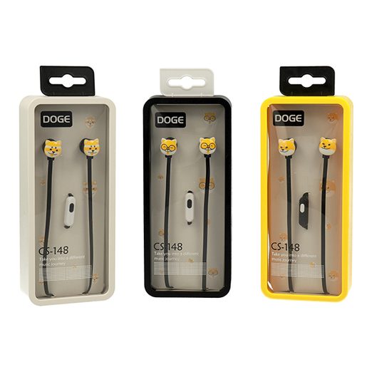 SLUCHÁTKA DOGE (CS148) KOČKA BLACK