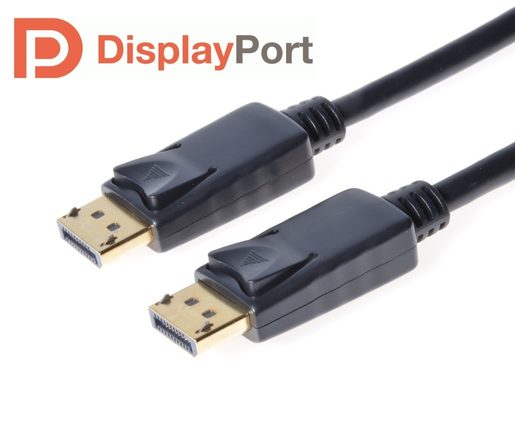 PREMIUMCORD DISPLAYPORT 1.2 PŘÍPOJNÝ KABEL M/M, ZLACENÉ KONEKTORY, 0,5M