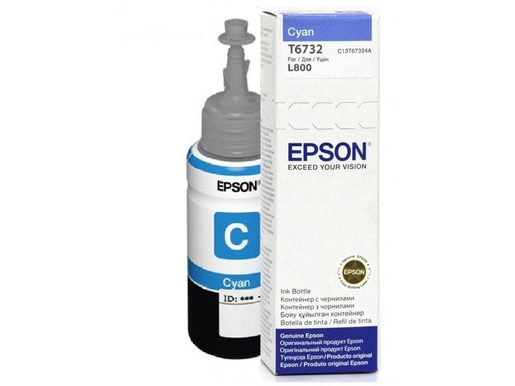 EPSON T6732 CYAN INK 70ML PRO L800
