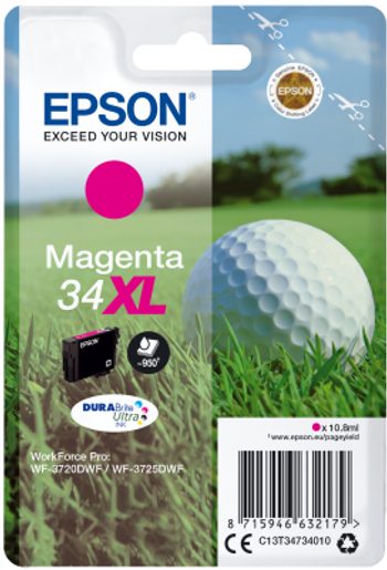 EPSON SINGLEPACK MAGENTA 34XL DURABRITE ULTRA INK