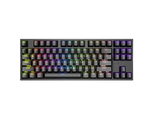 GENESIS HERNÍ MECHANICKÁ KLÁVESNICE THOR 404/RGB/KHAIL BOX BROWN/DRÁTOVÁ USB/US LAYOUT/ČERNÁ